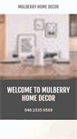 Mobile Screenshot of mulberryhomedecor.com